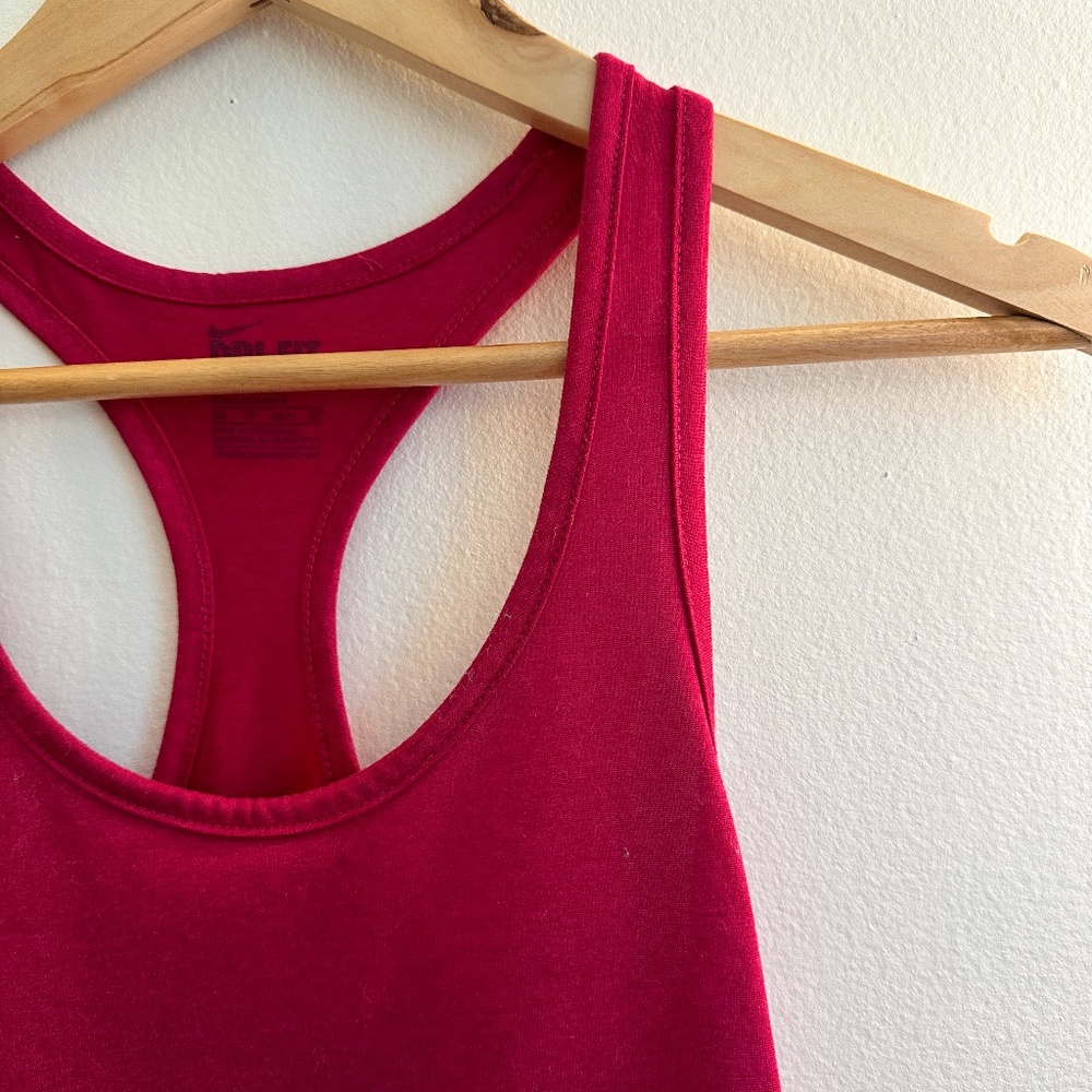 Pink Nike Lightweight Dri-fit Tank